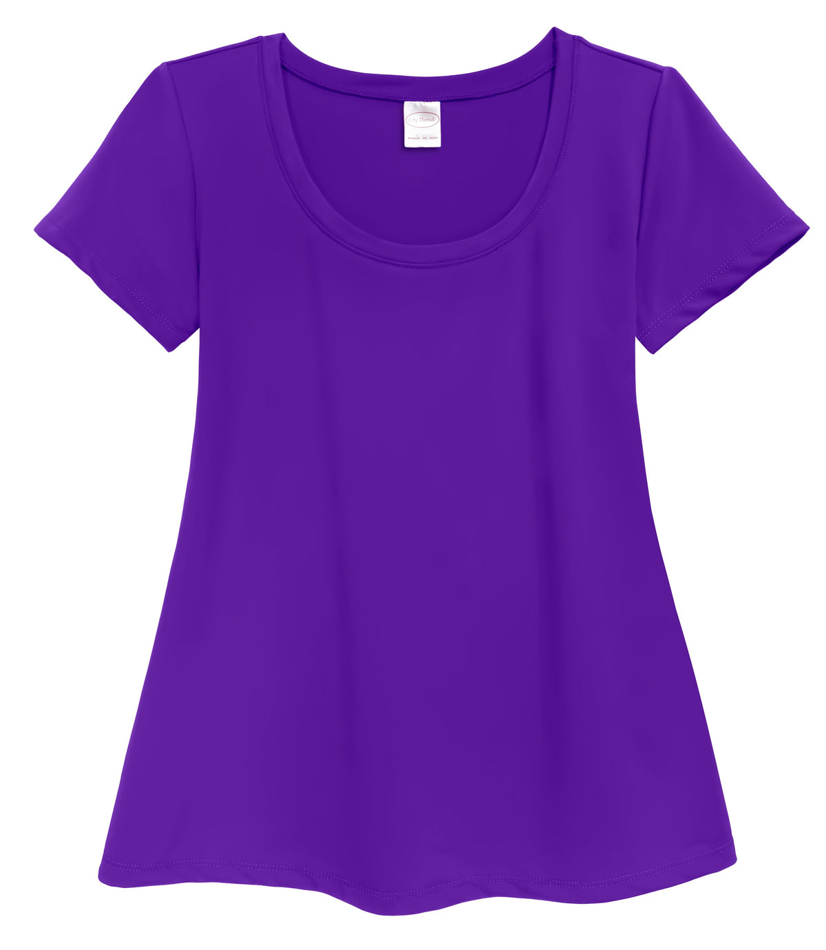 Women's UPF 50+ Short Sleeve Flowy Rashguard | Purple
