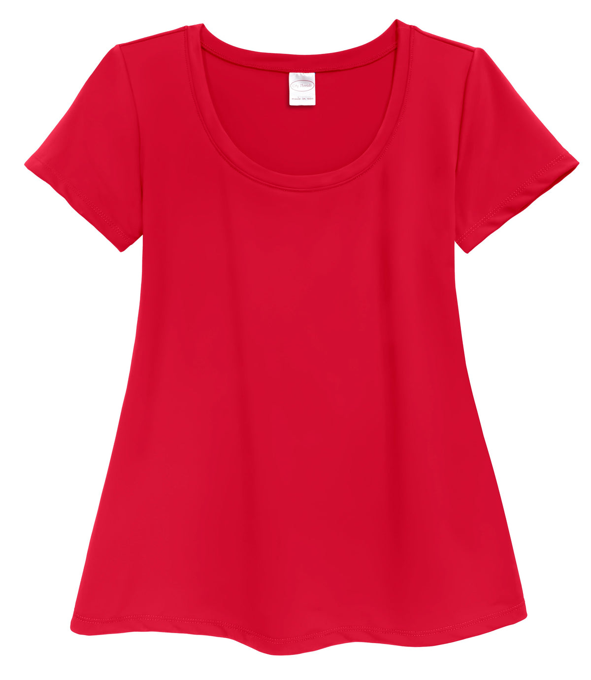 Women's UPF 50+ Short Sleeve Flowy Rashguard | Red