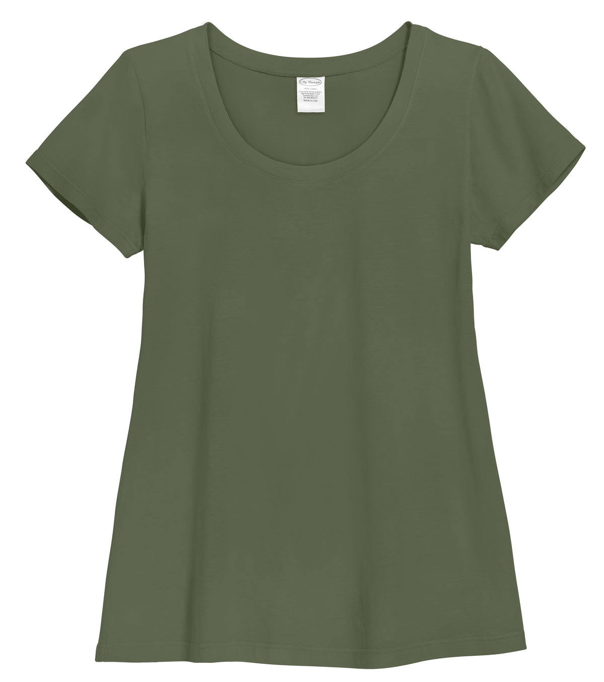 Women&#39;s Soft Supima Cotton Short Sleeve Everyday Comfy Crew Tee | Turtle