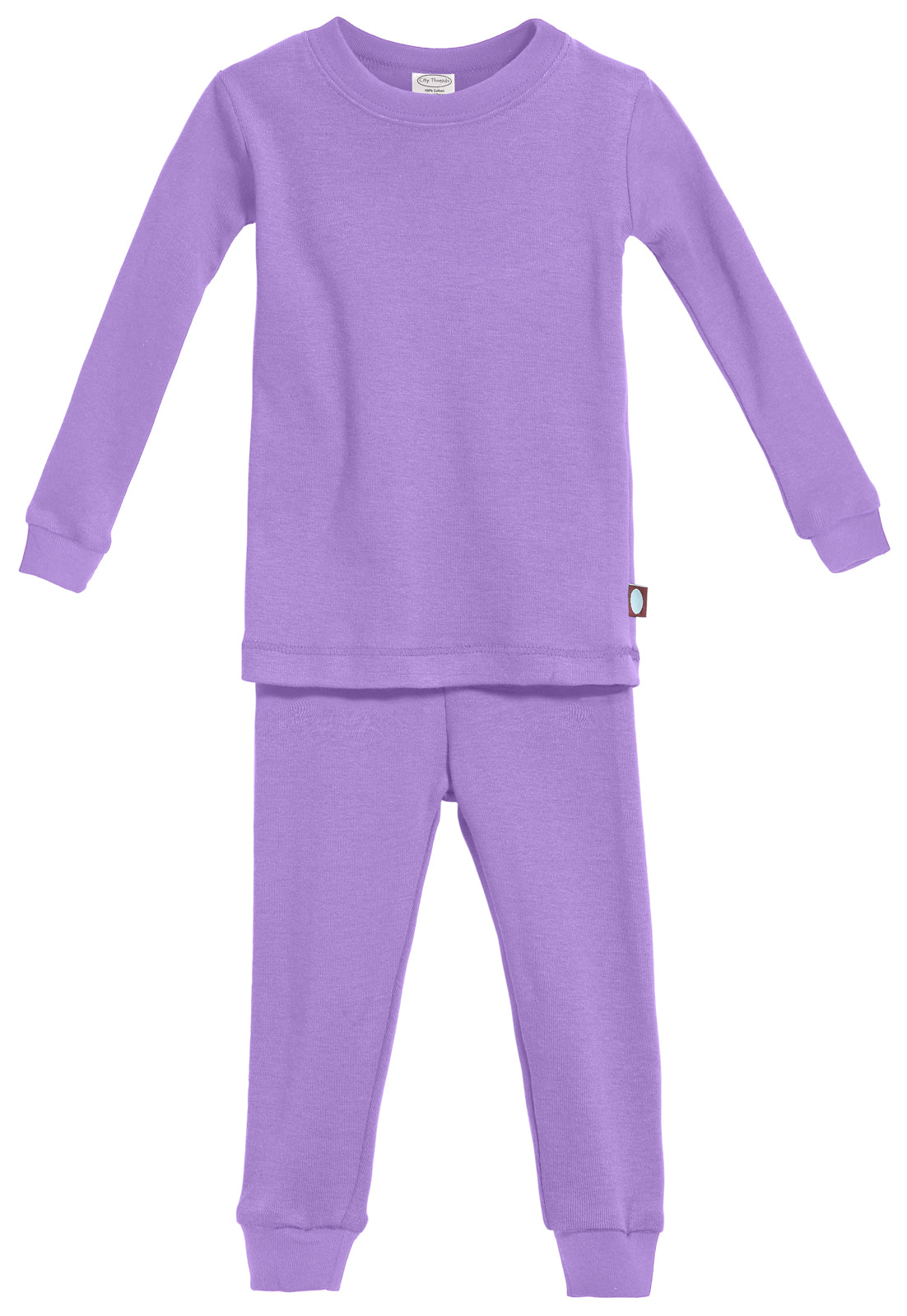 Kid&#39;s Organic Cotton Snug Fit Pajama Sets-Seconds| Damage - Deep Purple