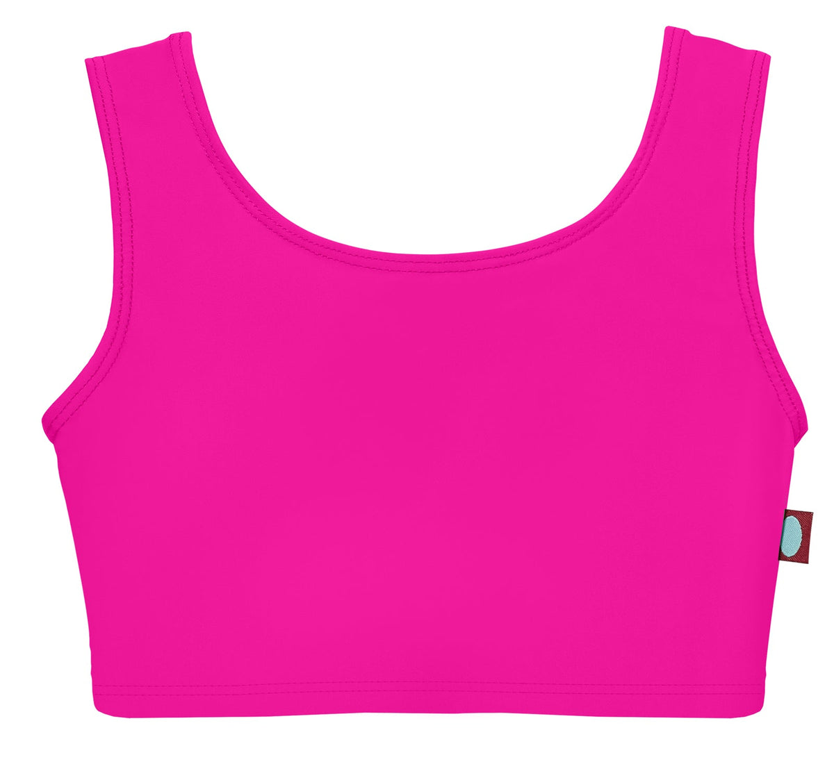 Girls UPF 50+ Bikini Swim Tank | Hot Pink