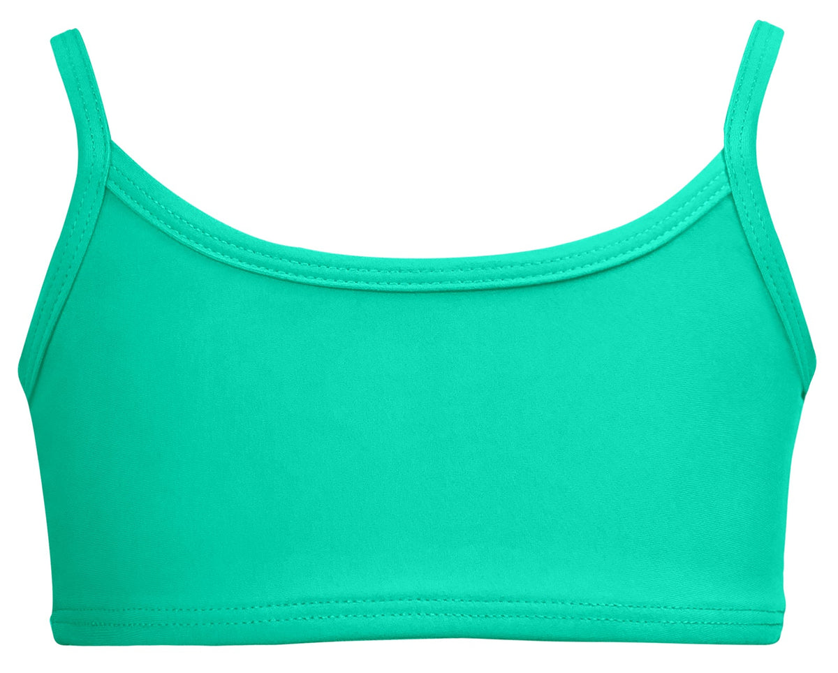 Girls UPF 50+ Bikini Swim Top | Aqua