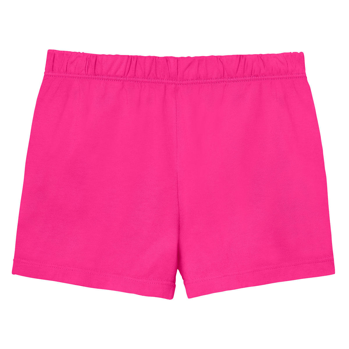 Girls Soft Cotton UPF 50+ Jersey Pocket Shorts | Hot Pink