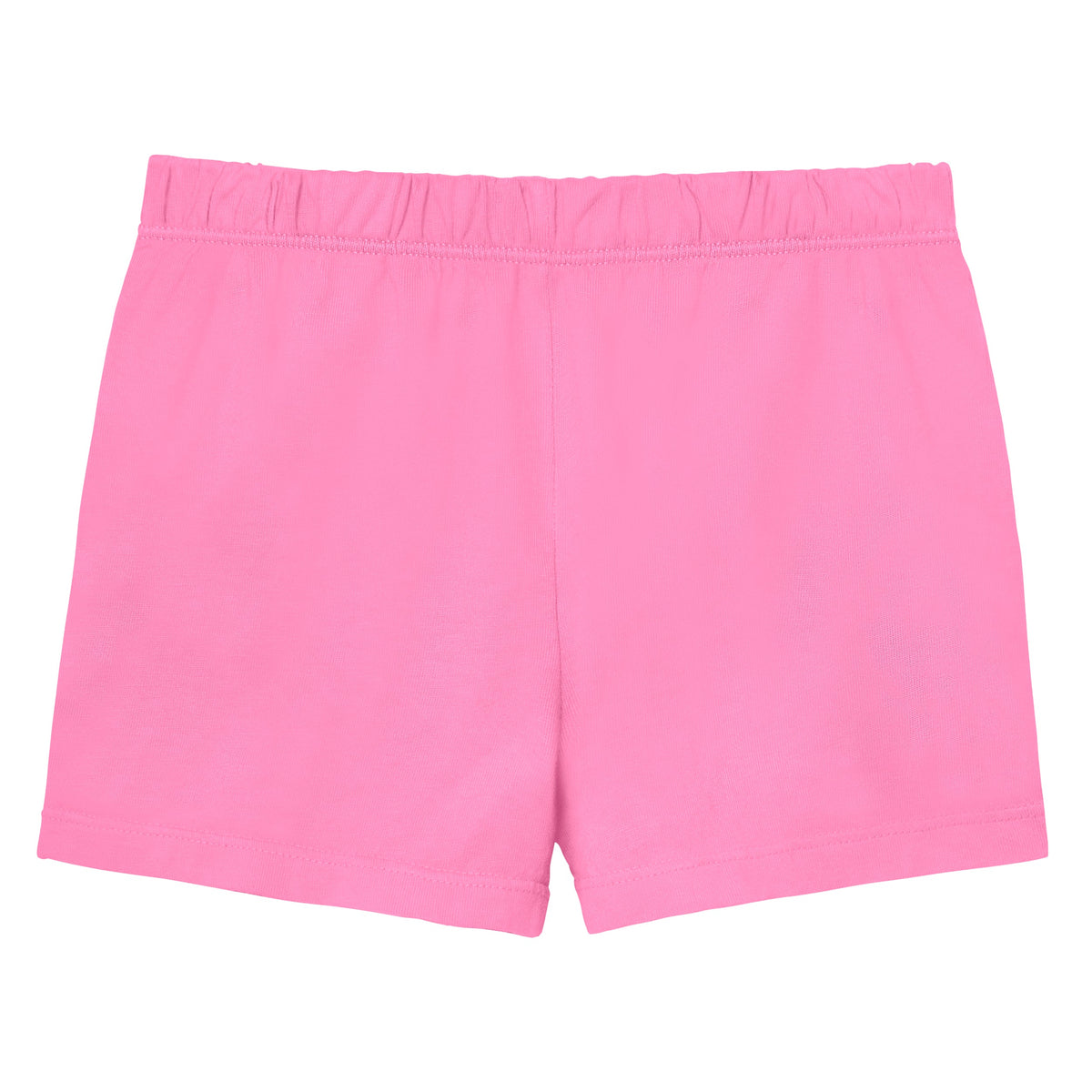 Girls Soft Cotton UPF 50+ Jersey Pocket Shorts | Medium Pink
