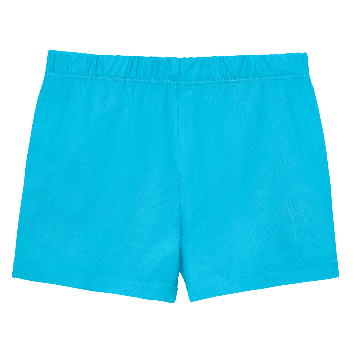 Girls Soft Cotton UPF 50+ Jersey Pocket Shorts | Turquoise