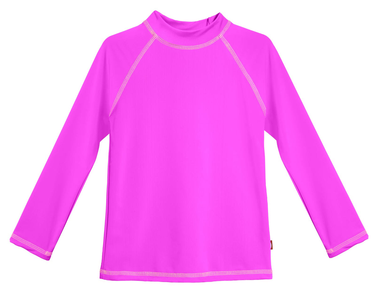 Girls UPF 50+ Long Sleeve Rashguard | Deep Purple
