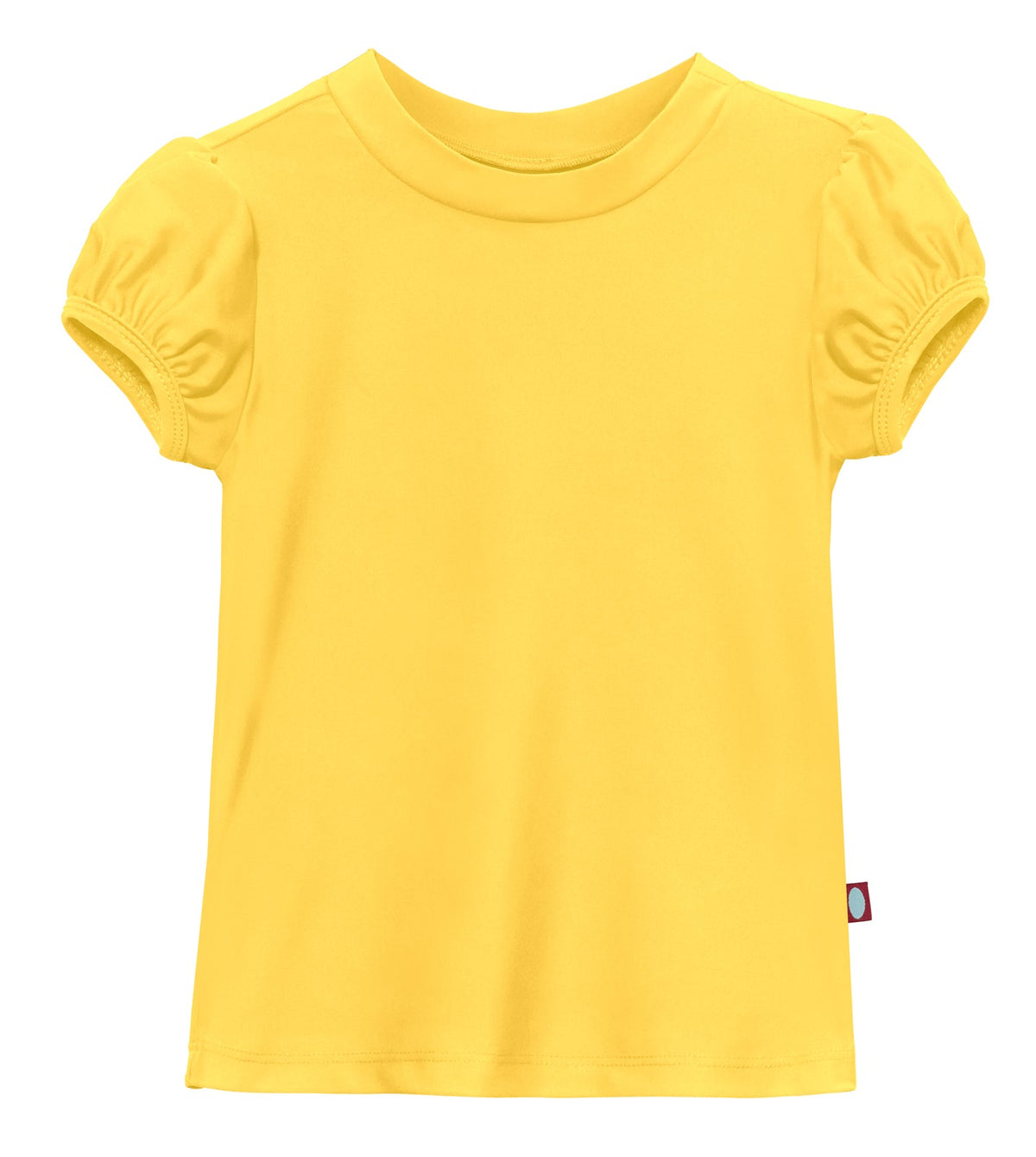 Girls UPF 50+ Puff Sleeve Rashguard | Yellow