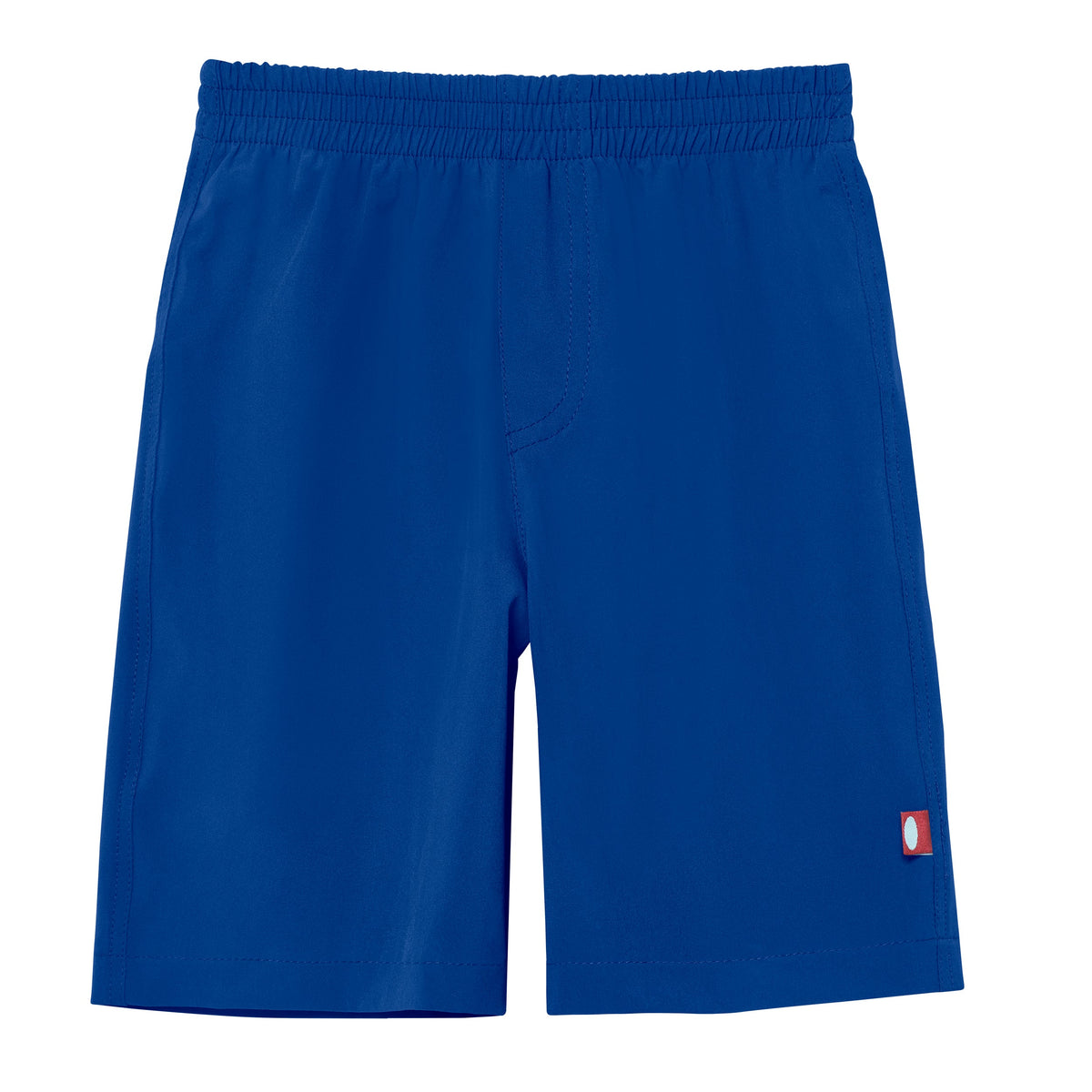 Boys UPF 50+ Soft Stretch Below the Knee Swim Board Shorts | Royal