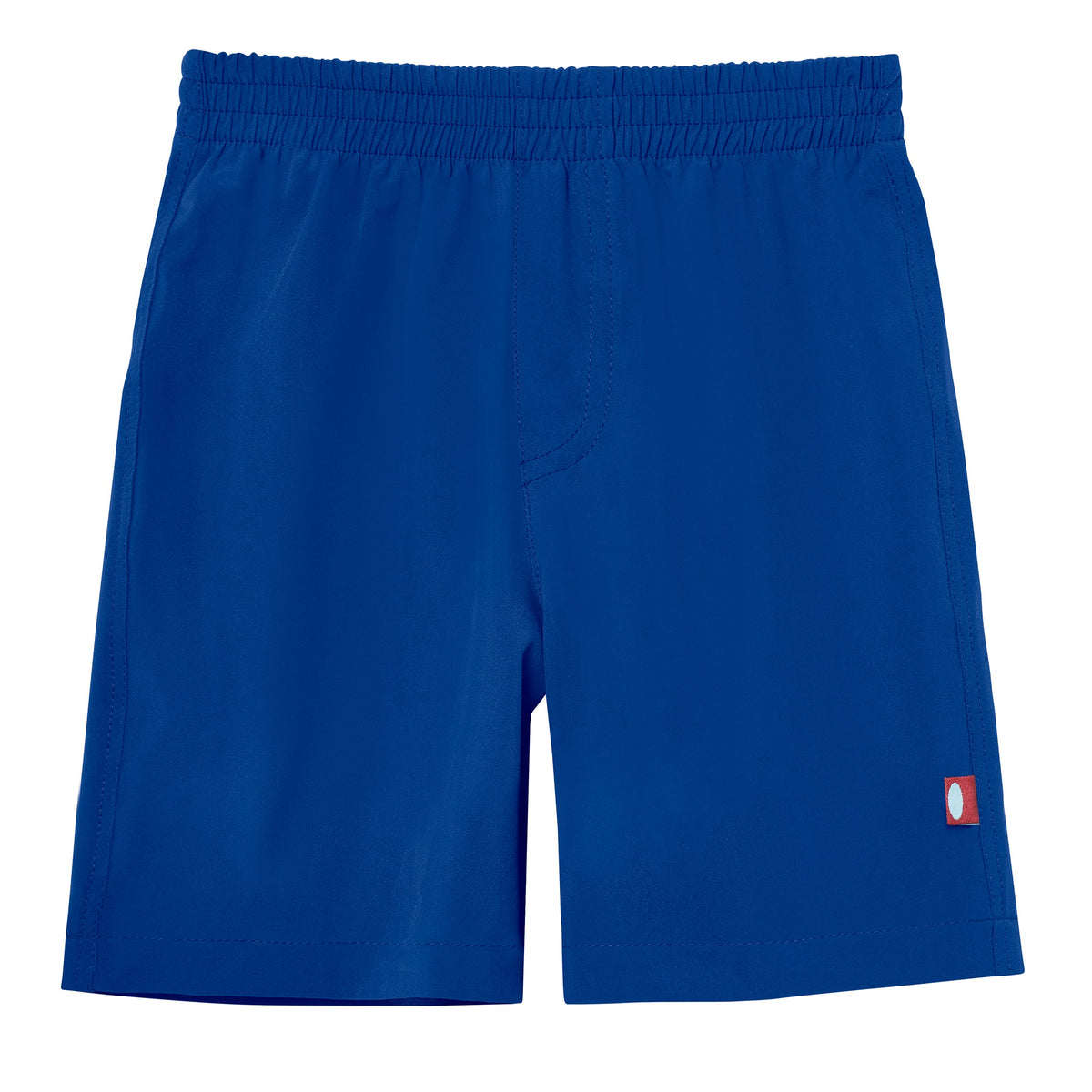 Boys UPF 50+ Soft Stretch Club Swim Trunks - Above The Knee Fit | Royal Blue