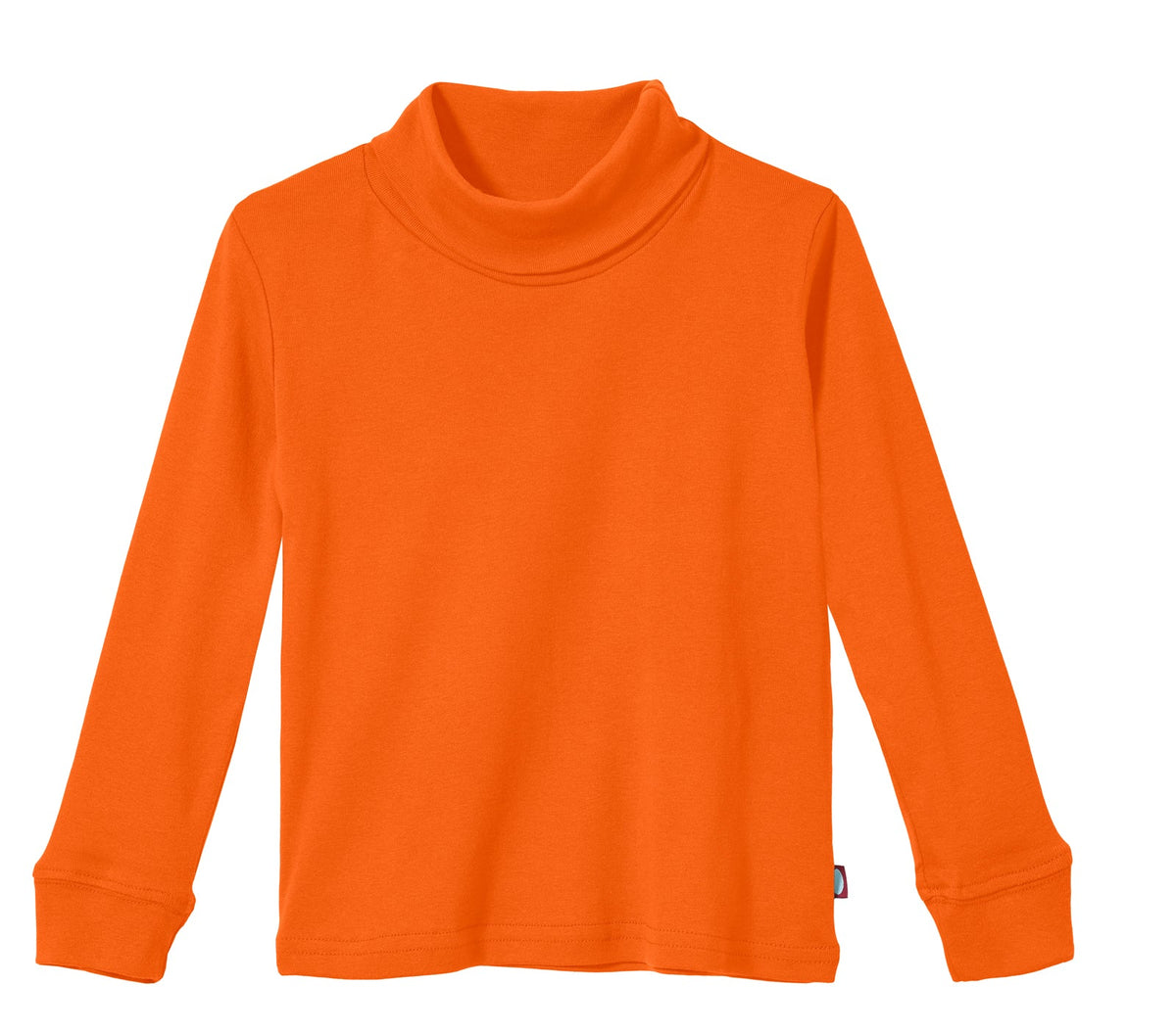 Boys and Girls Soft Cotton Turtleneck | Orange