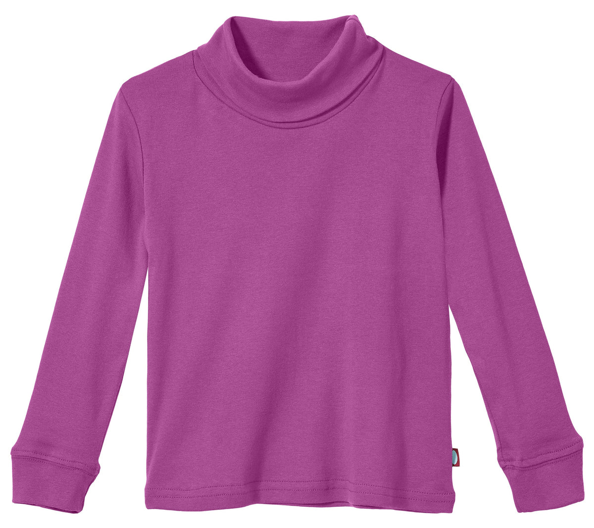 Boys and Girls Soft Cotton Turtleneck | Plum