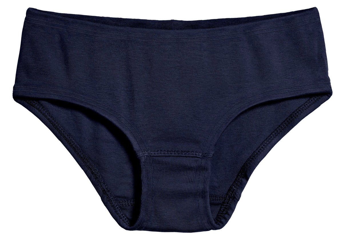 Girls Organic Cotton Brief | Navy
