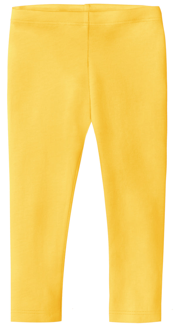 Girls yellow capri best sale leggings