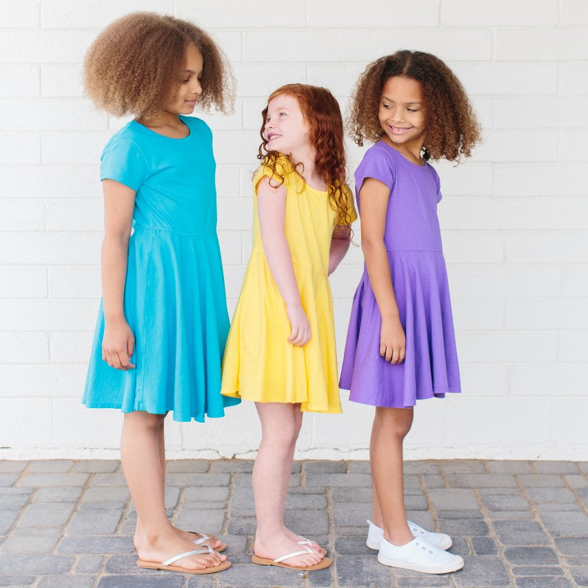 Girls Short Sleeve Dresses