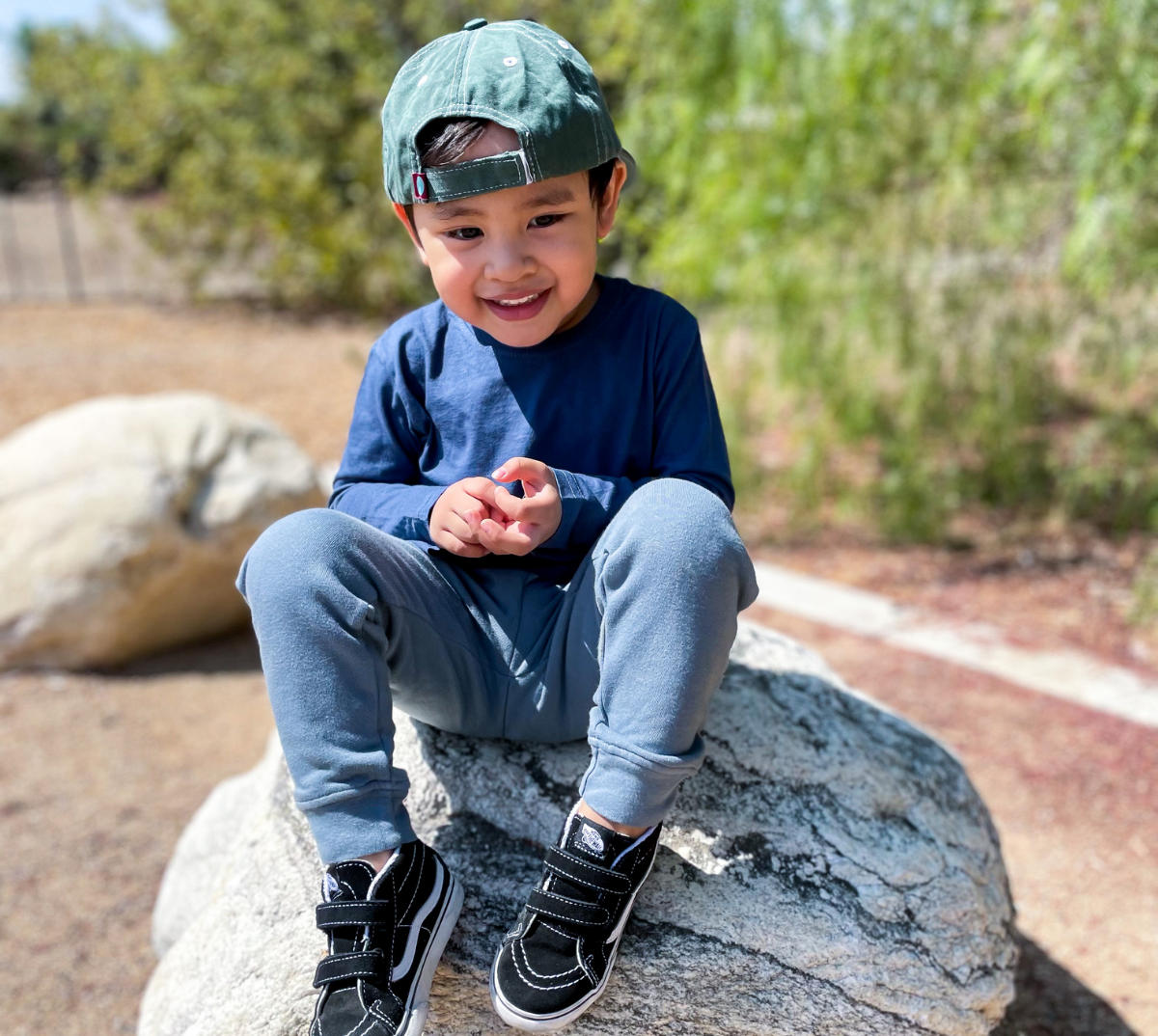 Boys and Girls 100% Cotton Twill UPF 50+ Baseball Hat (Dyed &amp; Finished in USA*)