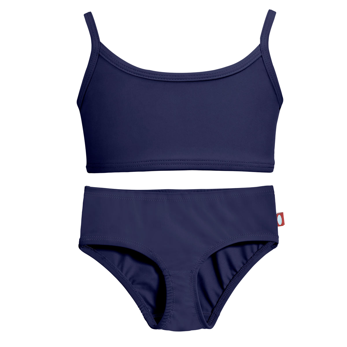 Girls UPF 50+ Bikini 2-Piece Swimsuit Set | Navy