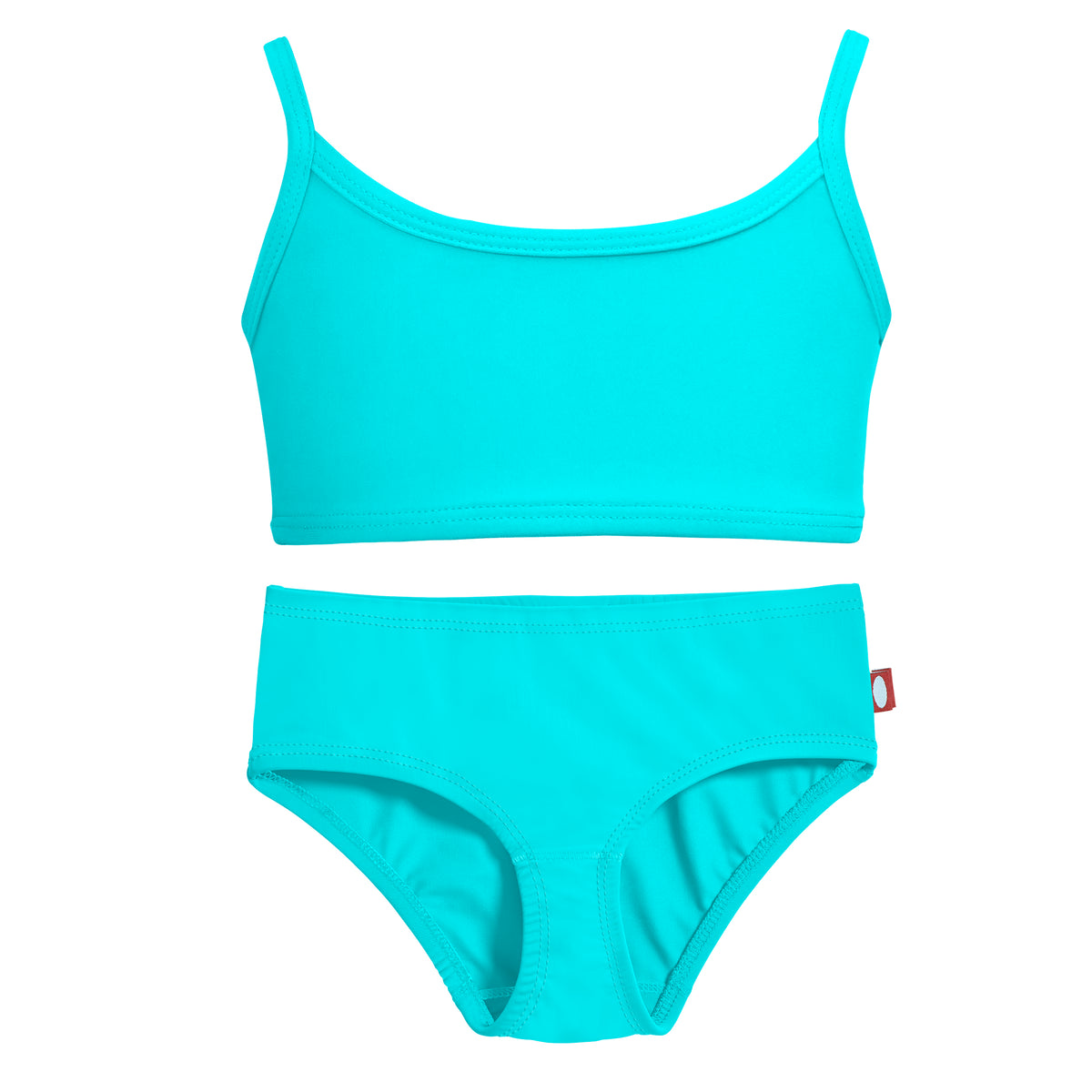 Girls UPF 50+ Bikini 2-Piece Swimsuit Set | Turquoise