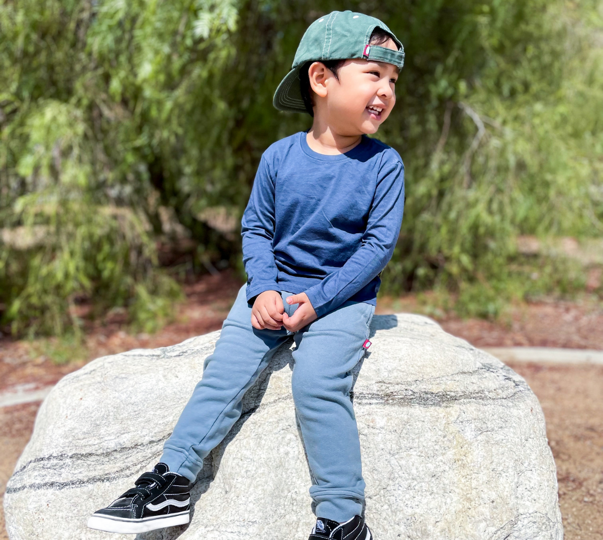 Boys and Girls 100% Cotton Twill UPF 50+ Baseball Hat (Dyed &amp; Finished in USA*)