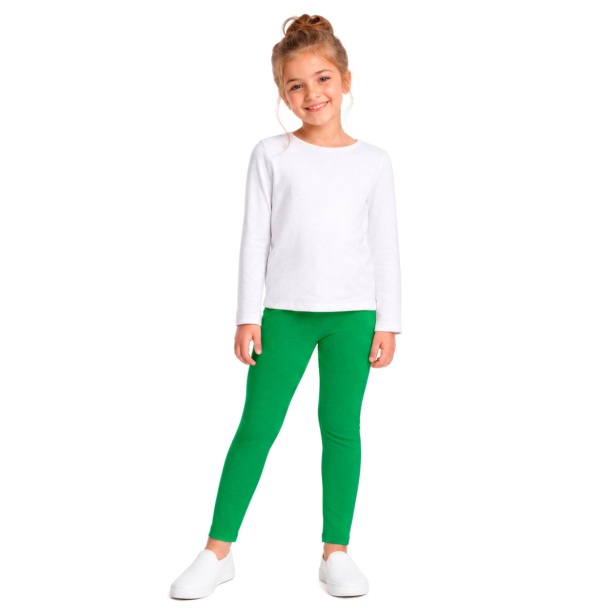 Girls Soft 100% Organic Cotton Leggings | Elf