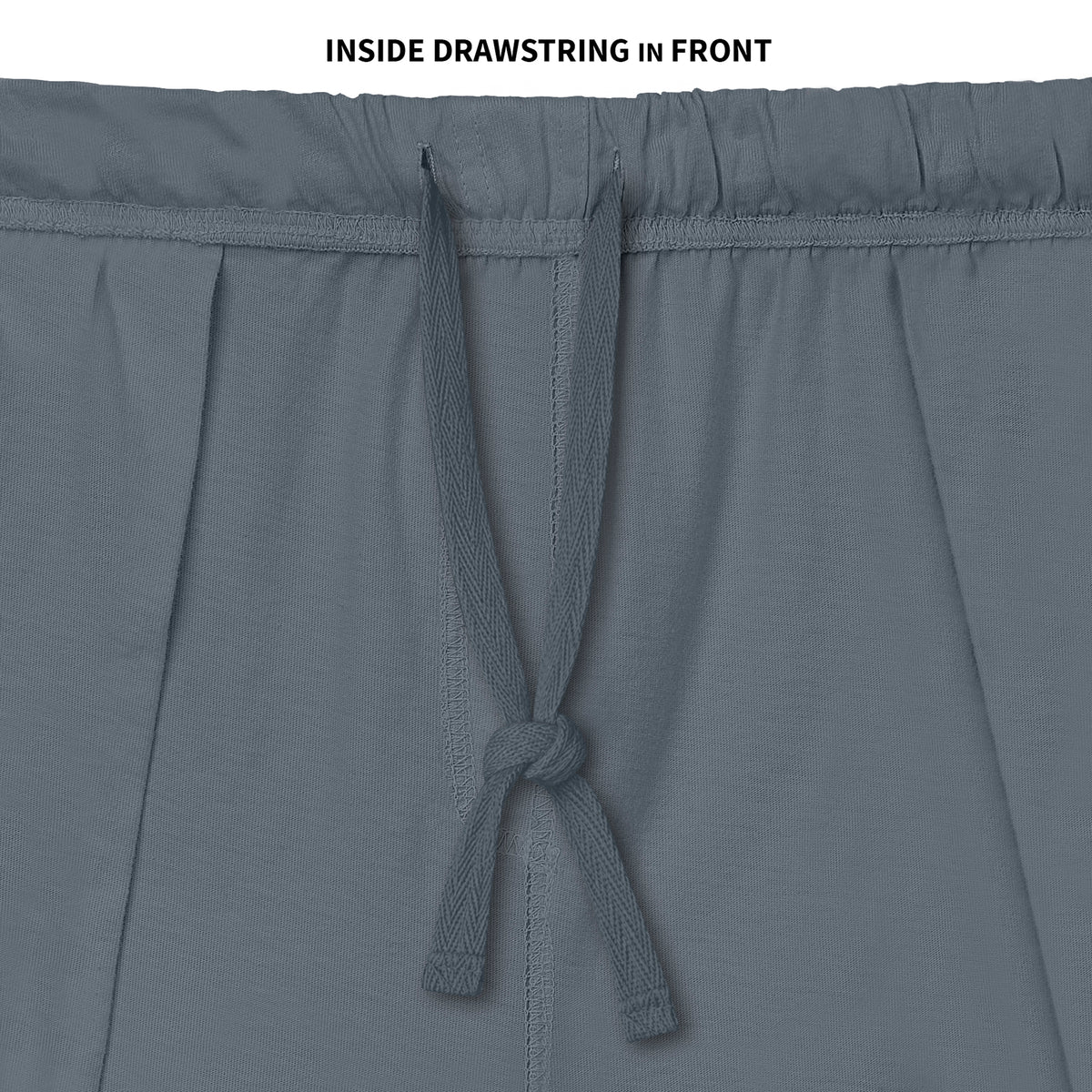 Men's Soft 100% Cotton Athletic Workout Lounge Pocket Shorts | Concrete