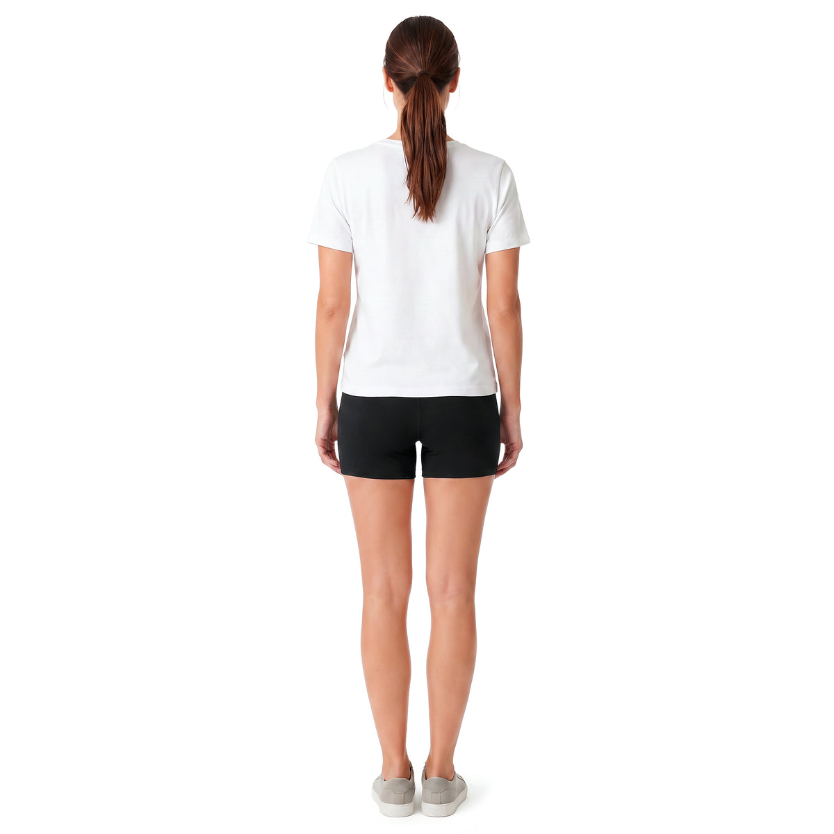 Women's Soft 100% Cotton Bike Short - 3" Inseam (Boy Short Style) | Black