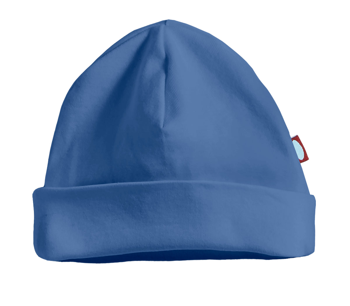 Super-Soft Organic Cotton Baby Rib Beanie Hat| Smurf