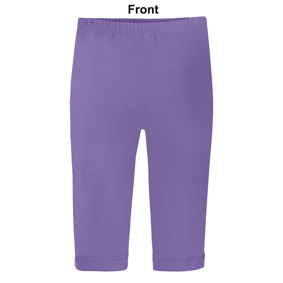 Baby Ruffle Butt Soft Cotton Leggings | Deep Purple