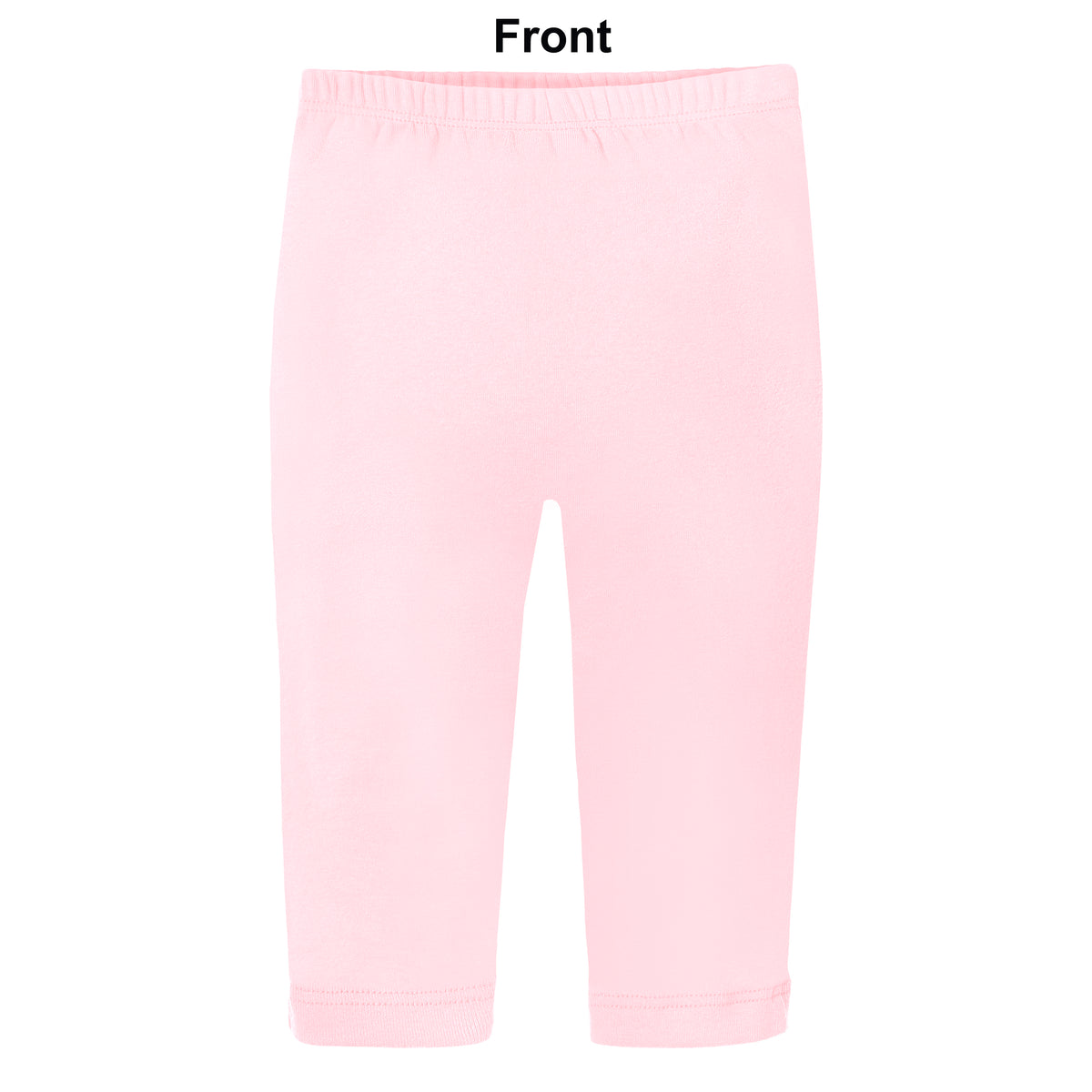 Baby Ruffle Butt Soft Cotton Leggings | Pink