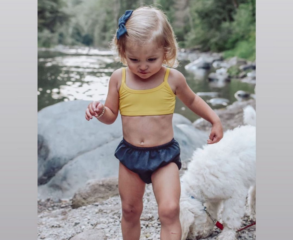 Boys and Girls UPF 50+ Swim Diaper Cover | Bright Light Blue