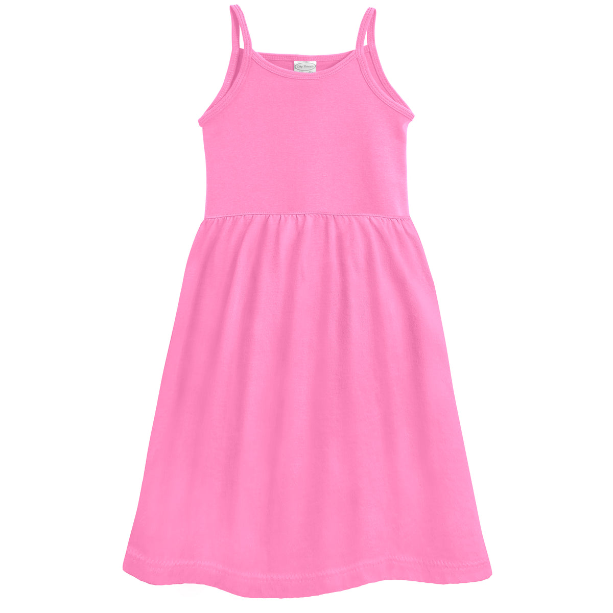 Soft Organic Cotton Empire Camisole Sundress | Medium Pink