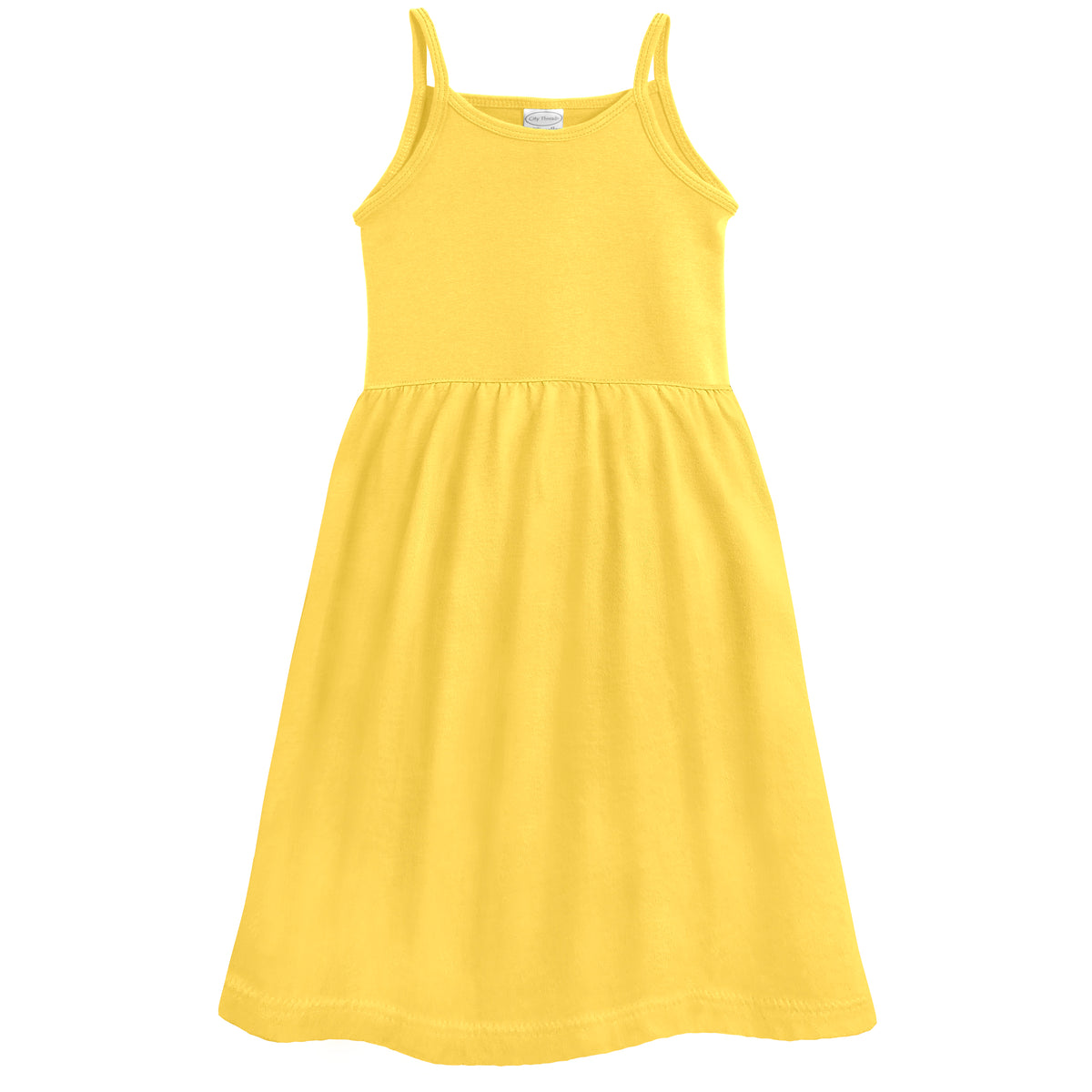Soft Organic Cotton Empire Camisole Sundress | Yellow