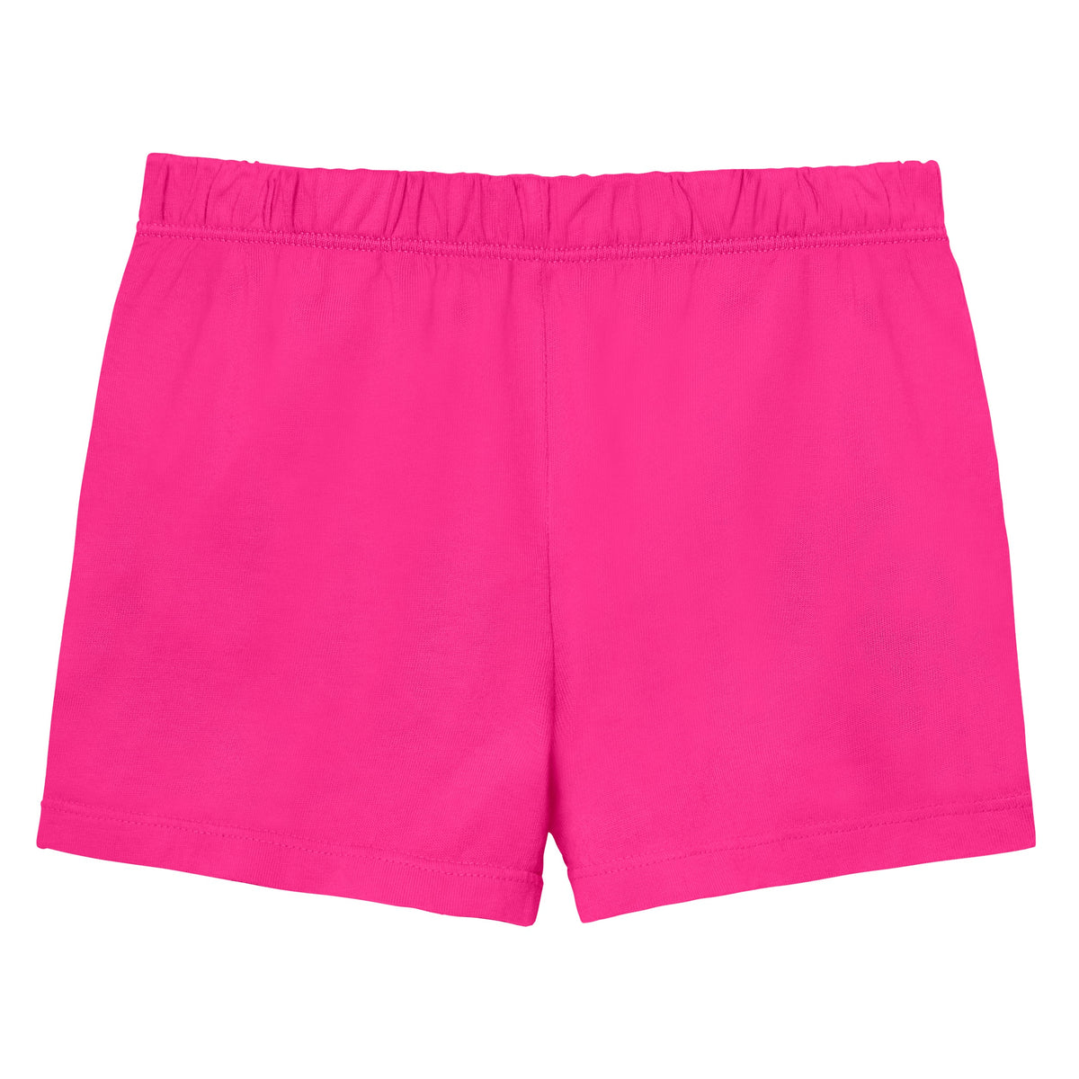 Girls Soft Cotton UPF 50+ Jersey Pocket Shorts | Hot Pink