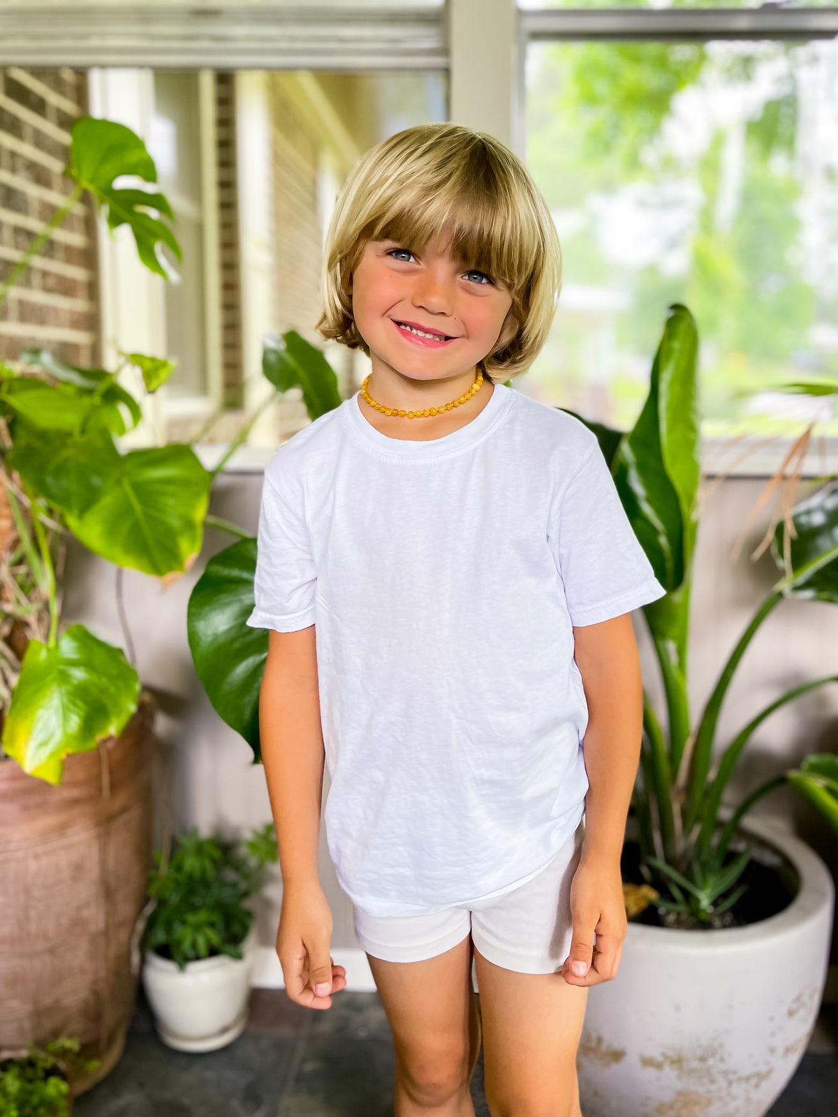 Boys Organic Cotton Boxer Brief | Oatmeal