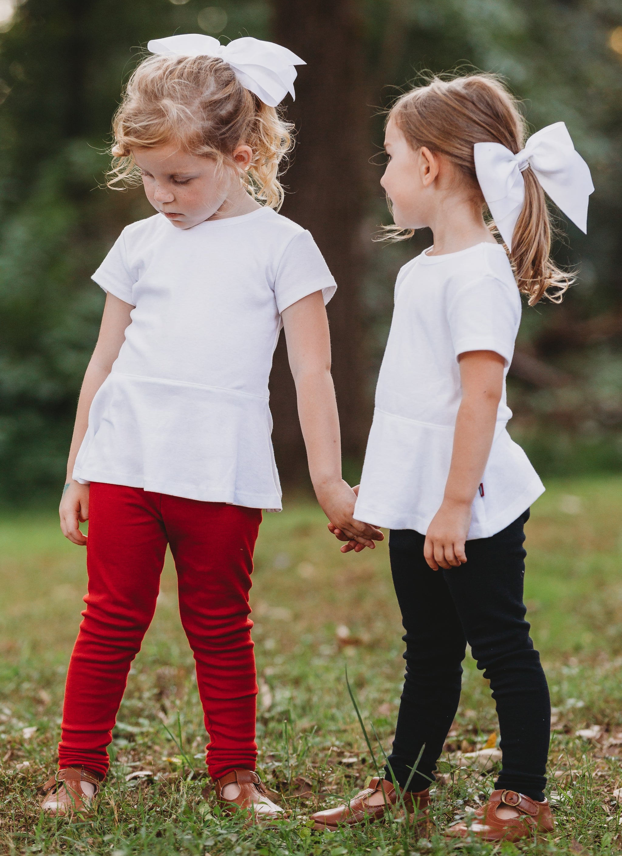 Girls Solid Leggings - Leggings for Girls - City Threads USA