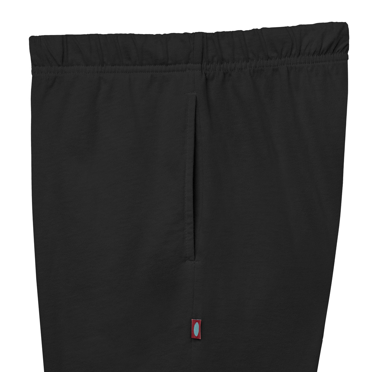 Men's Soft 100% Cotton Athletic Everyday Lounge Pocket Pant | Black