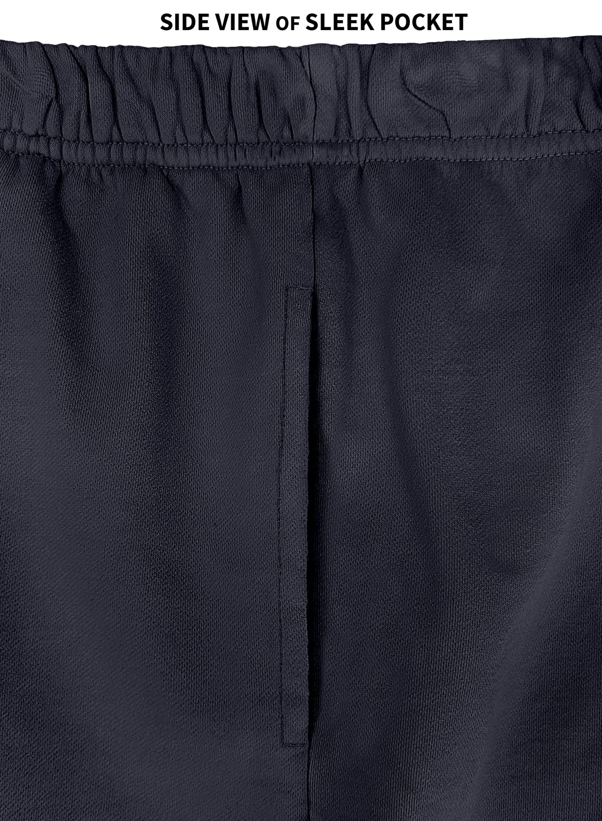 The Softest Mens Cotton Fleece Short | Dark Navy
