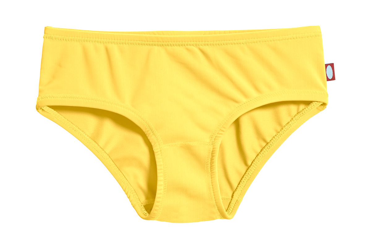 Girls UPF 50+ Swimming Briefs | Yellow