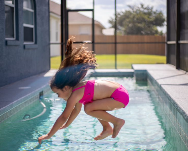 Girls UPF 50+ Swimming Briefs | Lavender