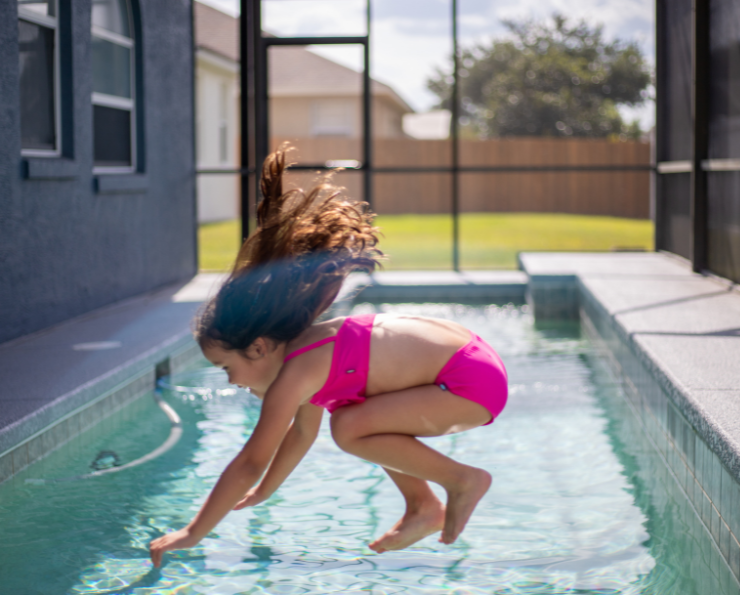 Girls UPF 50+ Swimming Briefs | Turquoise
