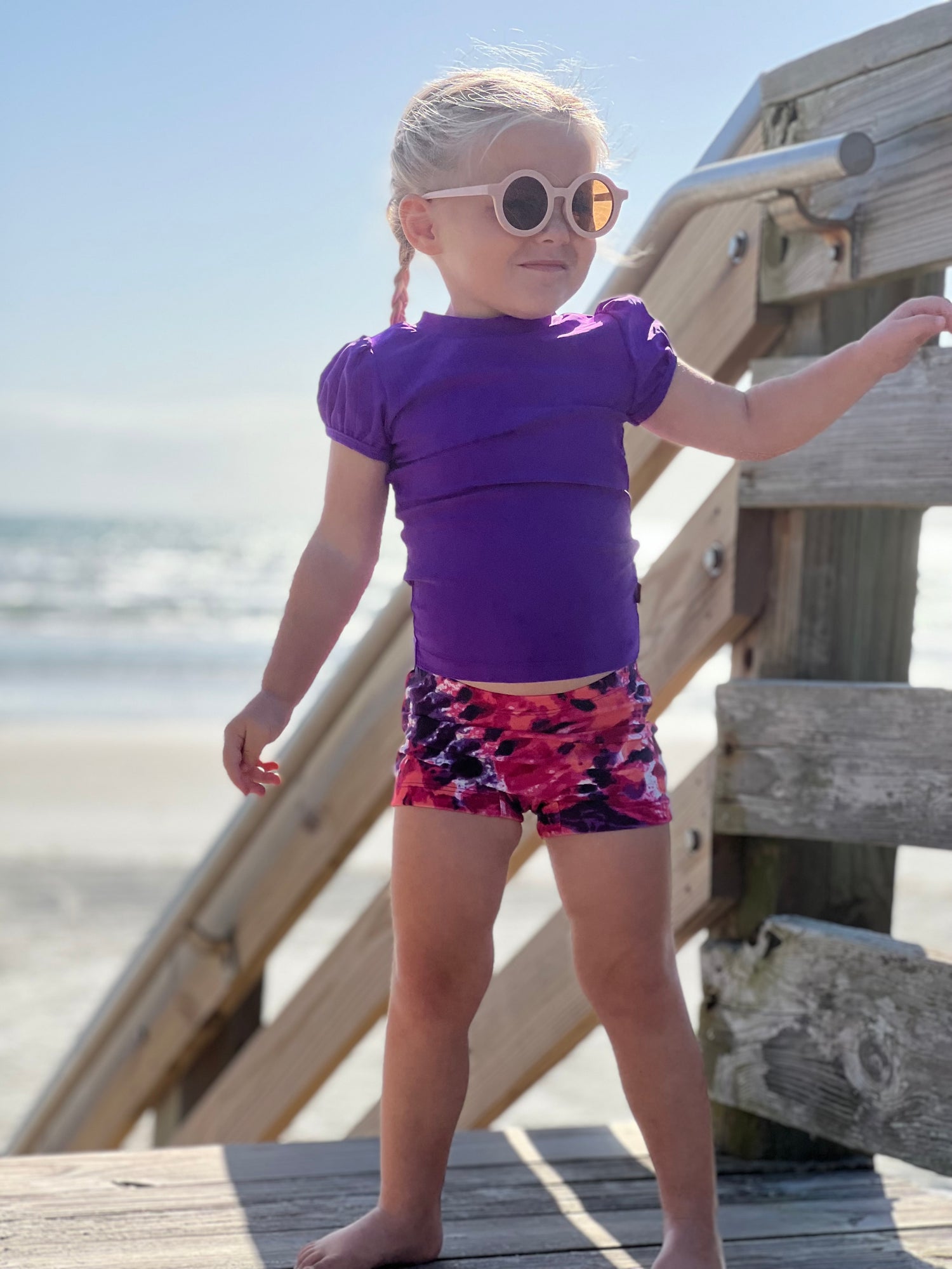 Navy w/ White Polka Dot