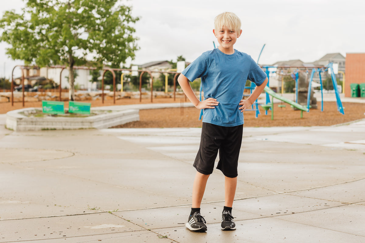 Boys Simple Athletic Shorts