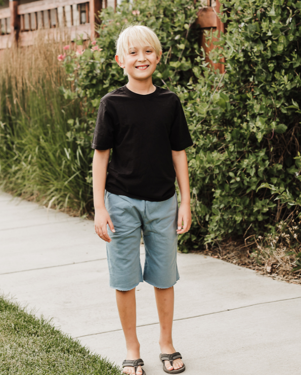 Boys Amazingly Soft Cotton Lightweight Fleece Shorts | Elf Green