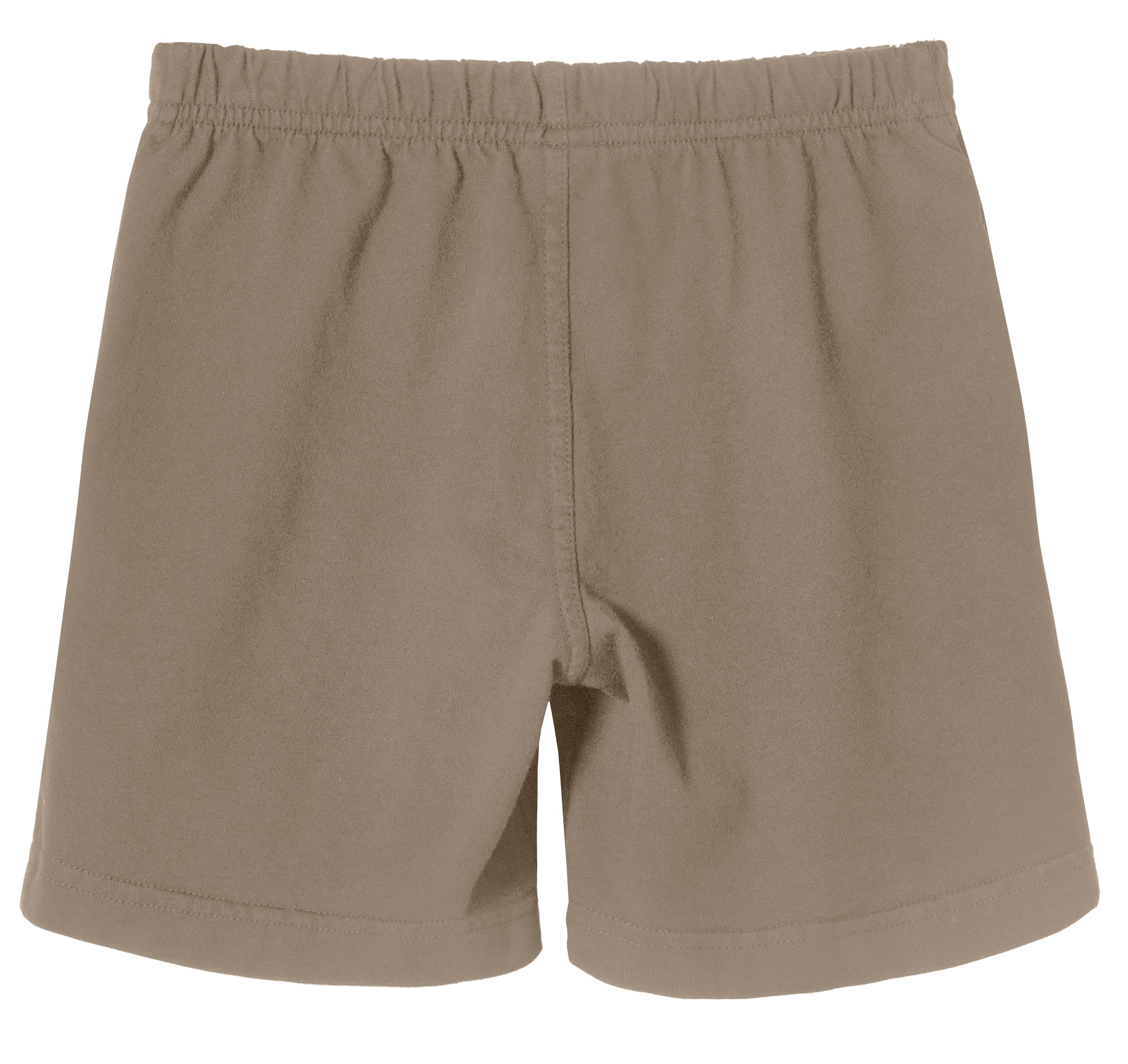Boys elastic waist khaki shorts on sale