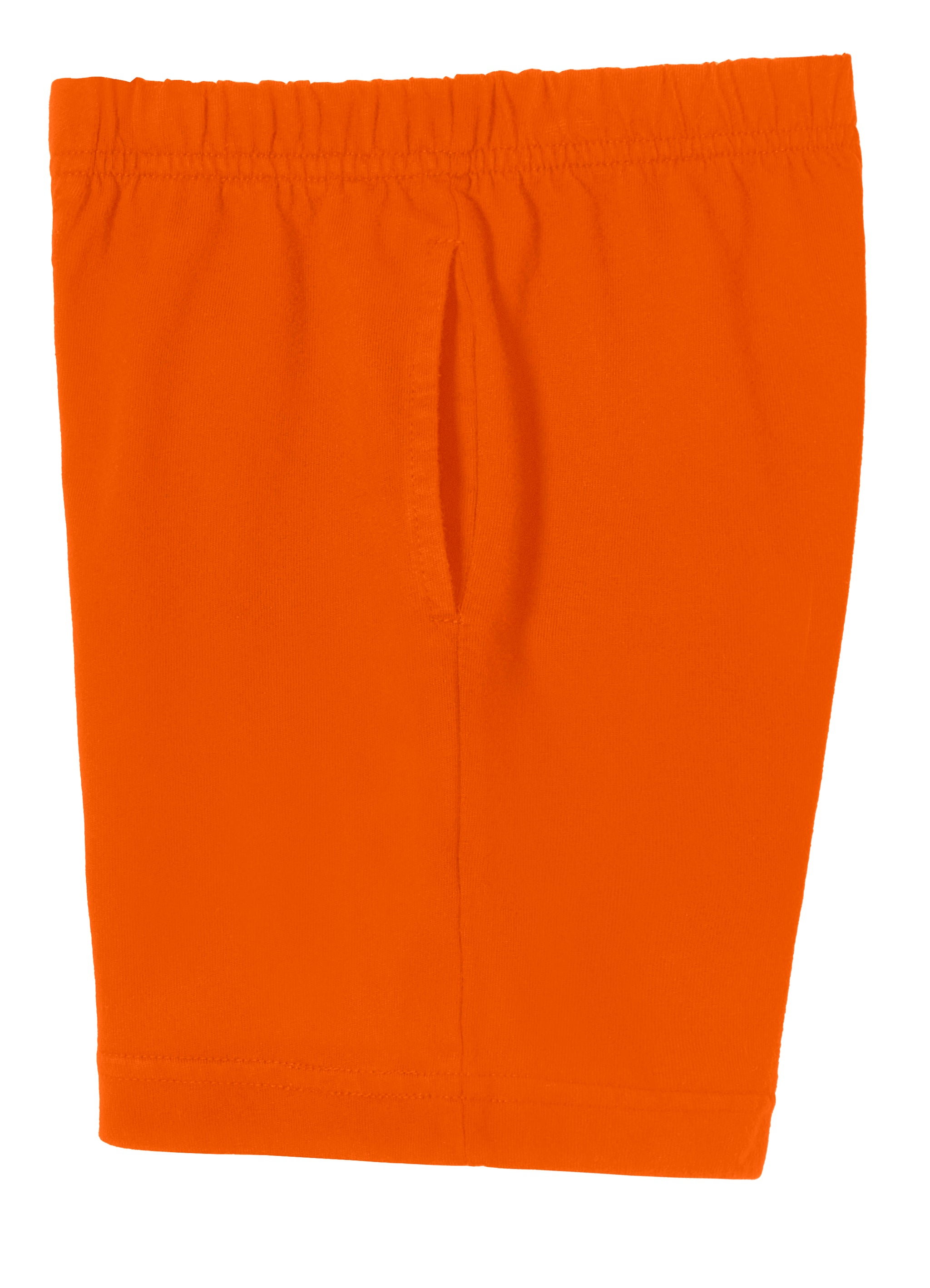 Orange cotton shorts store
