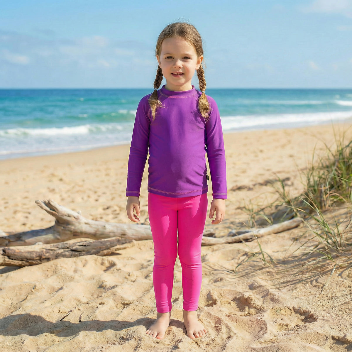 Unisex UPF 50+ Swim Leggings | Royal Blue