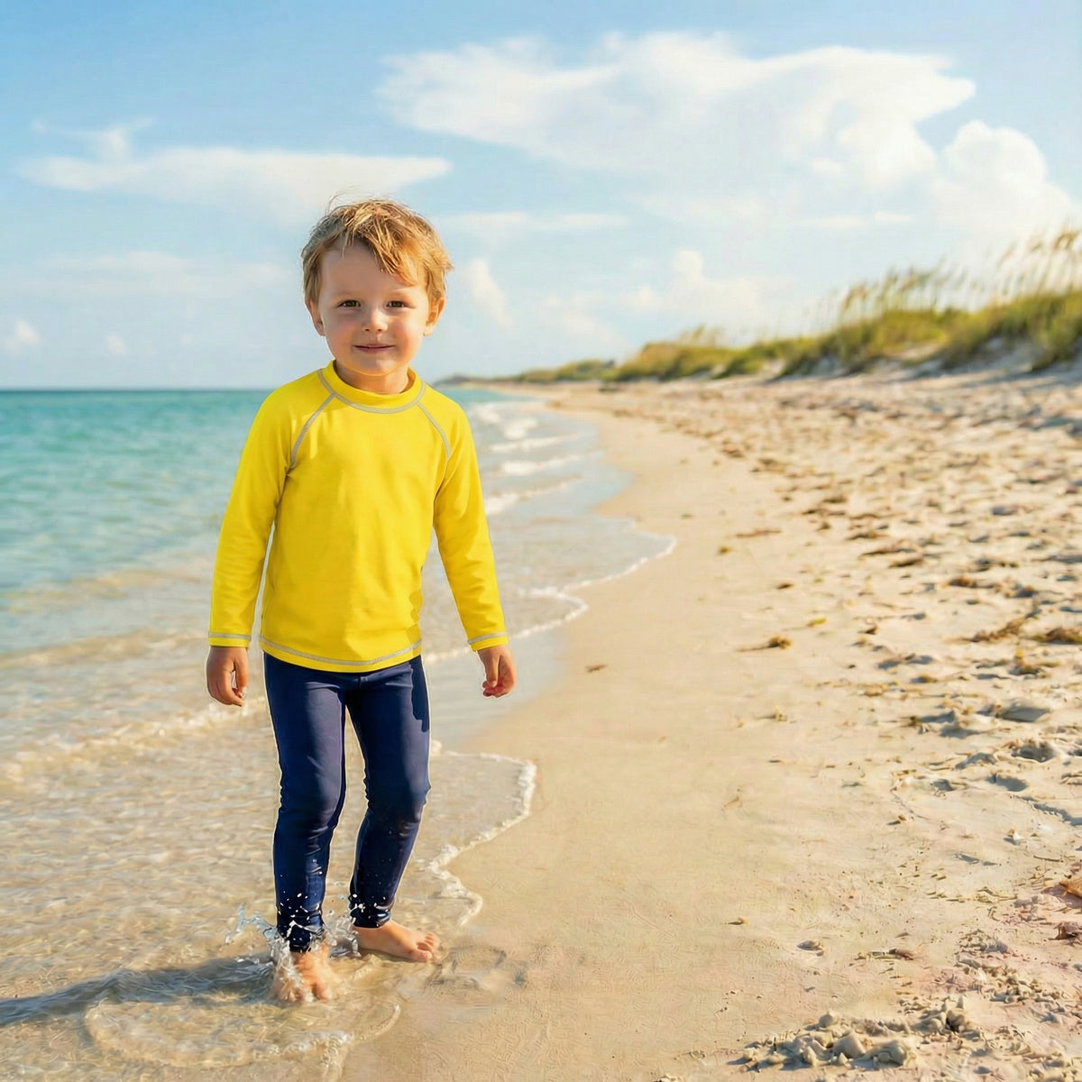Unisex UPF 50+ Swim Leggings | Royal Blue