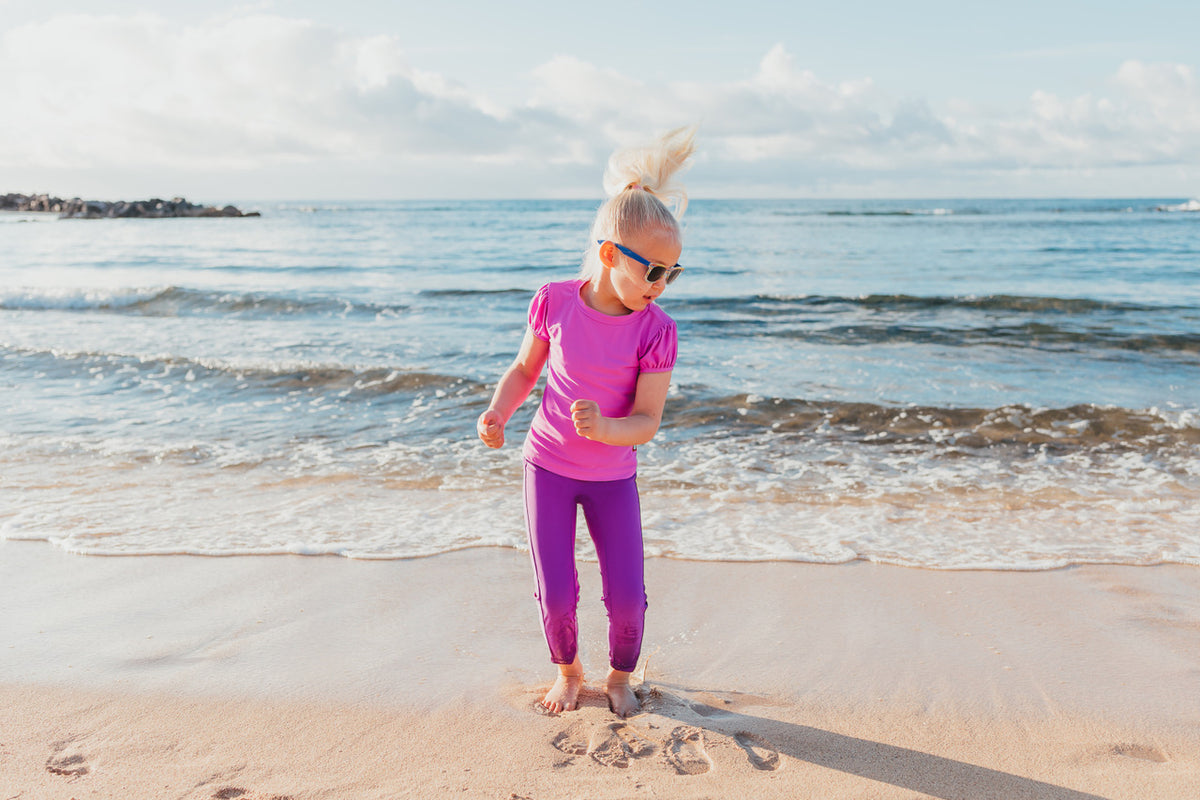 Unisex UPF 50+ Swim Leggings | Turquoise