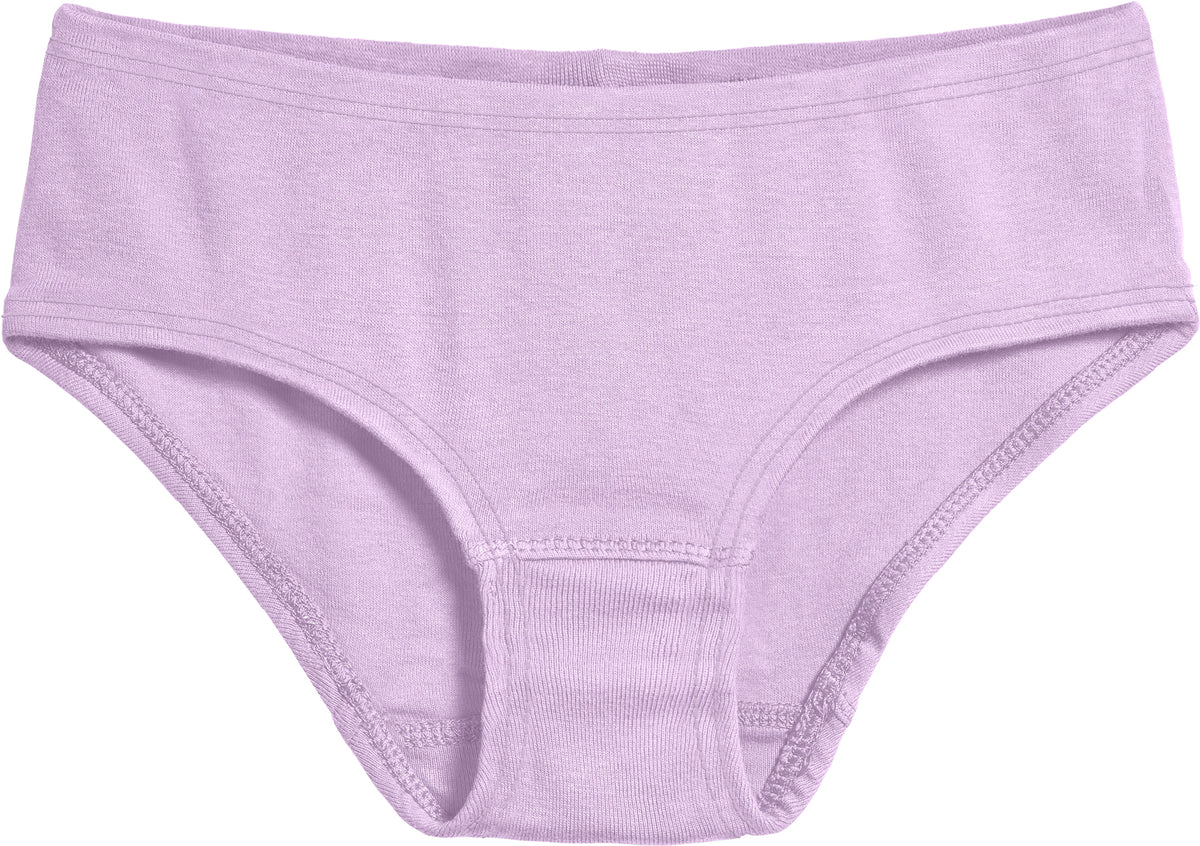 Girls Organic Briefs Seconds | Damage Lavender