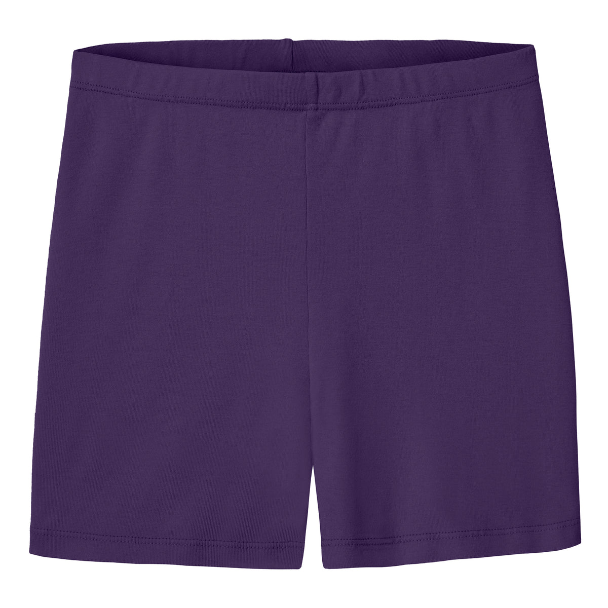 Women's Soft 100% Cotton Bike Short - 3" Inseam (Boy Short Style) | Purple