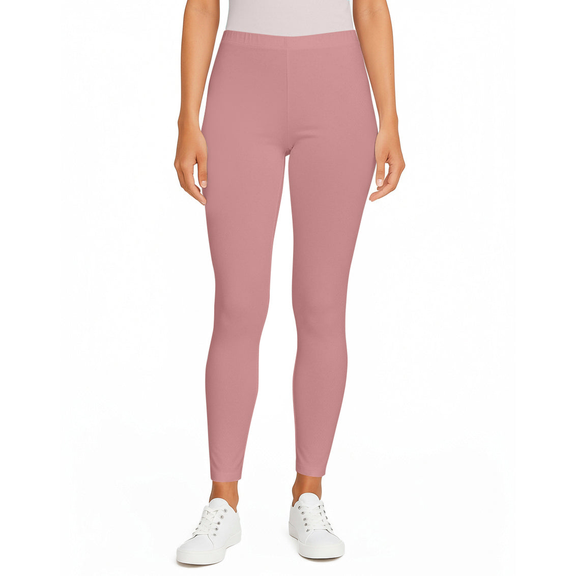 Women's Soft 100% Organic Cotton Leggings | Dusty Rose